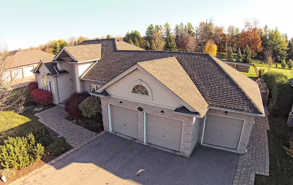 Residential roofing project by T. Simpson Roofing
